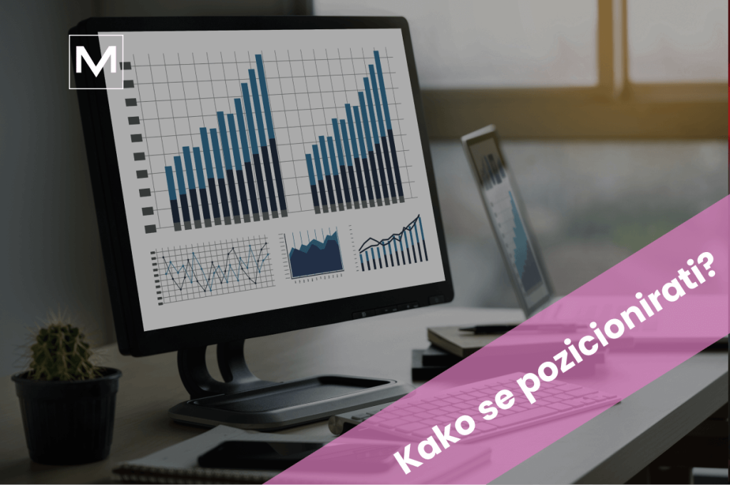 Ekran kompjutera sa statistikom i tekstom na slici koji glasi Kako se pozicioniratri. Novi blog VM Digital agencije i njihovog portala VM Disconnect pod nazivom "Da li je Instagram živ ili mrtav?"