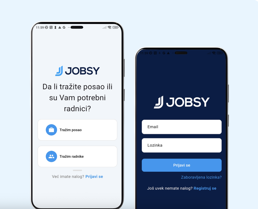 The Jobsy App - Pronađi posao uz samo jedan swipe